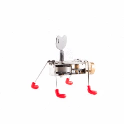 Spinney Wind Up Toy Silver Edition By Kikkerland