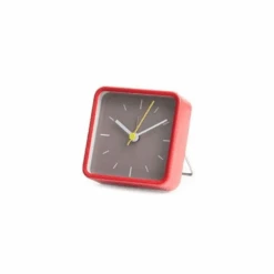 KIKKERLAND Alarm Clock W/Stand Red