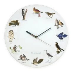 KIKKERLAND Bird Call Wall Clock