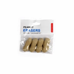 KIKKERLAND Peanut Erasers 4 Per Set