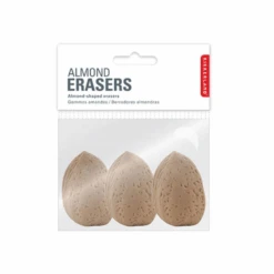 KIKKERLAND Almond Erasers S/3