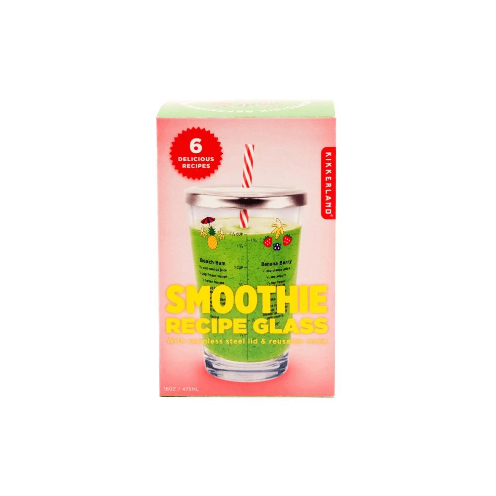 KIKKERLAND Smoothie Recipe Cup 1 KIKKERLAND Smoothie Recipe Cup