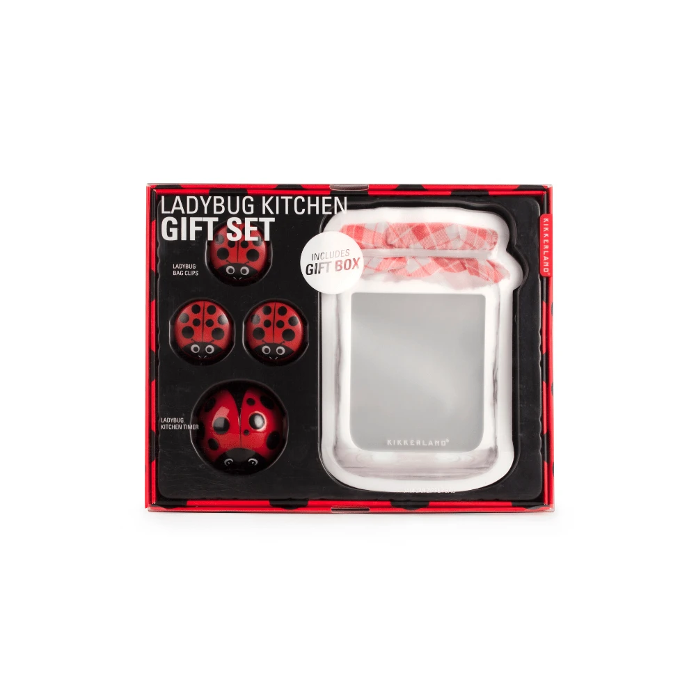 KIKKERLAND Ladybug Kitchen Gift Set 1 KIKKERLAND Ladybug Kitchen Gift Set