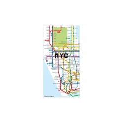 KIKKERLAND New York Map Magnets