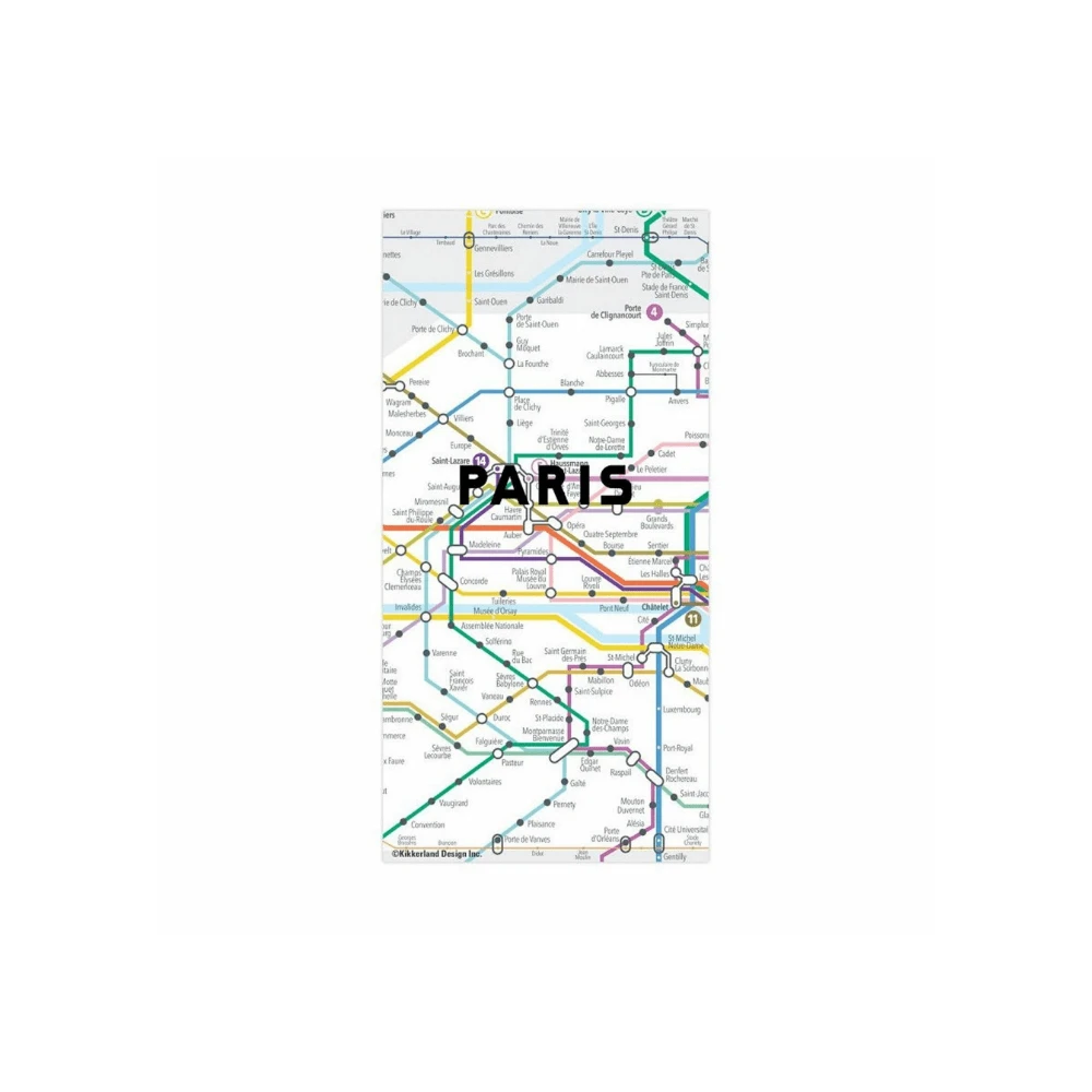 KIKKERLAND Paris Map Magnets 1 KIKKERLAND Paris Map Magnets