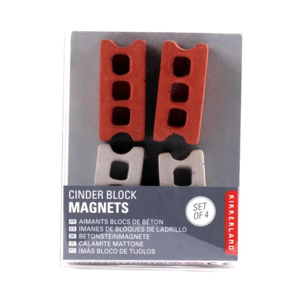 Cinder Block Magnets By Kikkerland 1 Cinder Block Magnets By Kikkerland