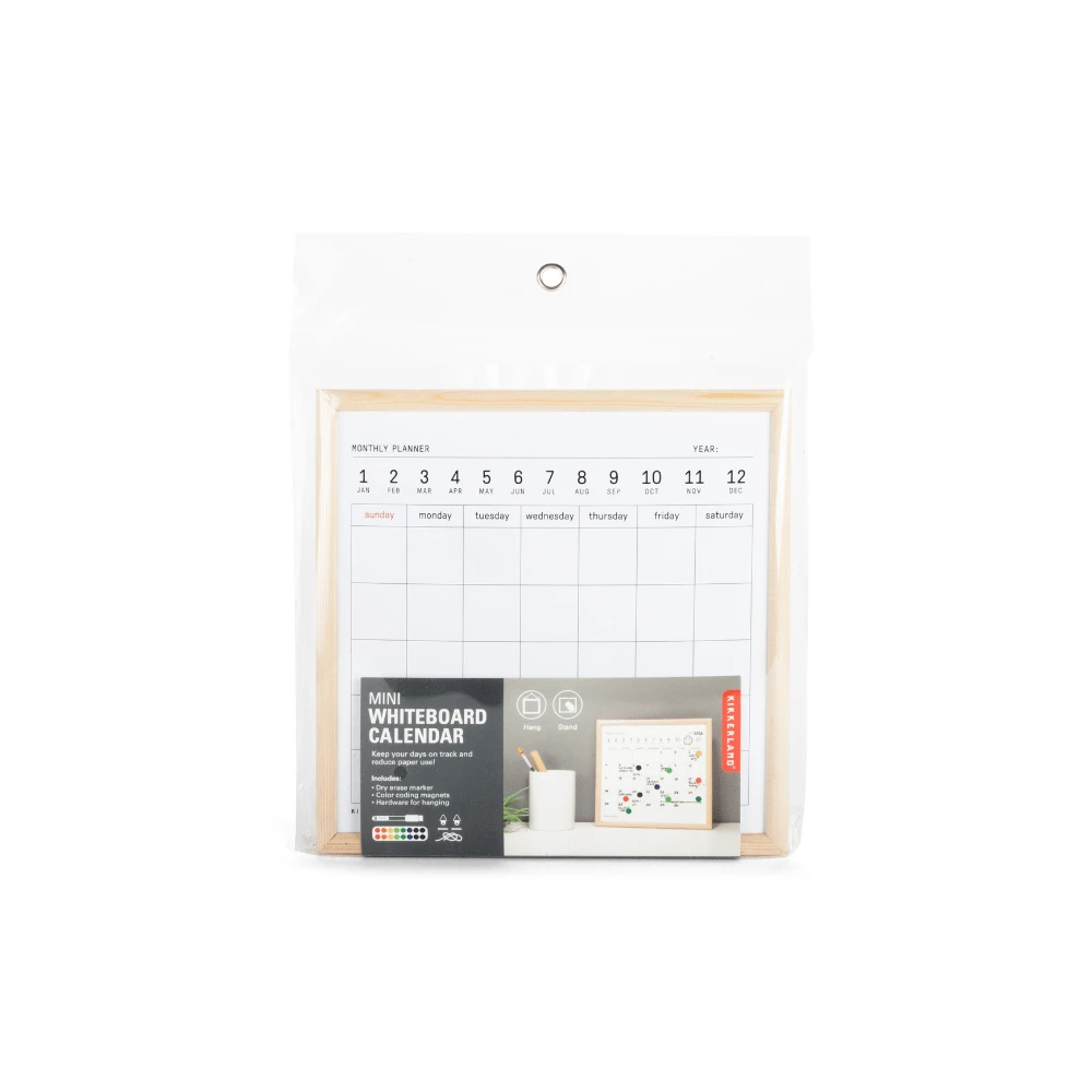KIKKERLAND Mini White Board Calendar 1 KIKKERLAND Mini White Board Calendar
