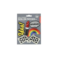 KIKKERLAND Girl Power Iron-on Patches