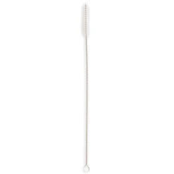 KIKKERLAND Stainless Steel Straws Set Of 10 -Kikkerland Stainless Steel Straws Set of 10 Brush