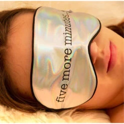 Five More Minutes Ultrasoft Sleep Eye Mask By Kikkerland