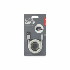 KIKKERLAND Super Cable Silver