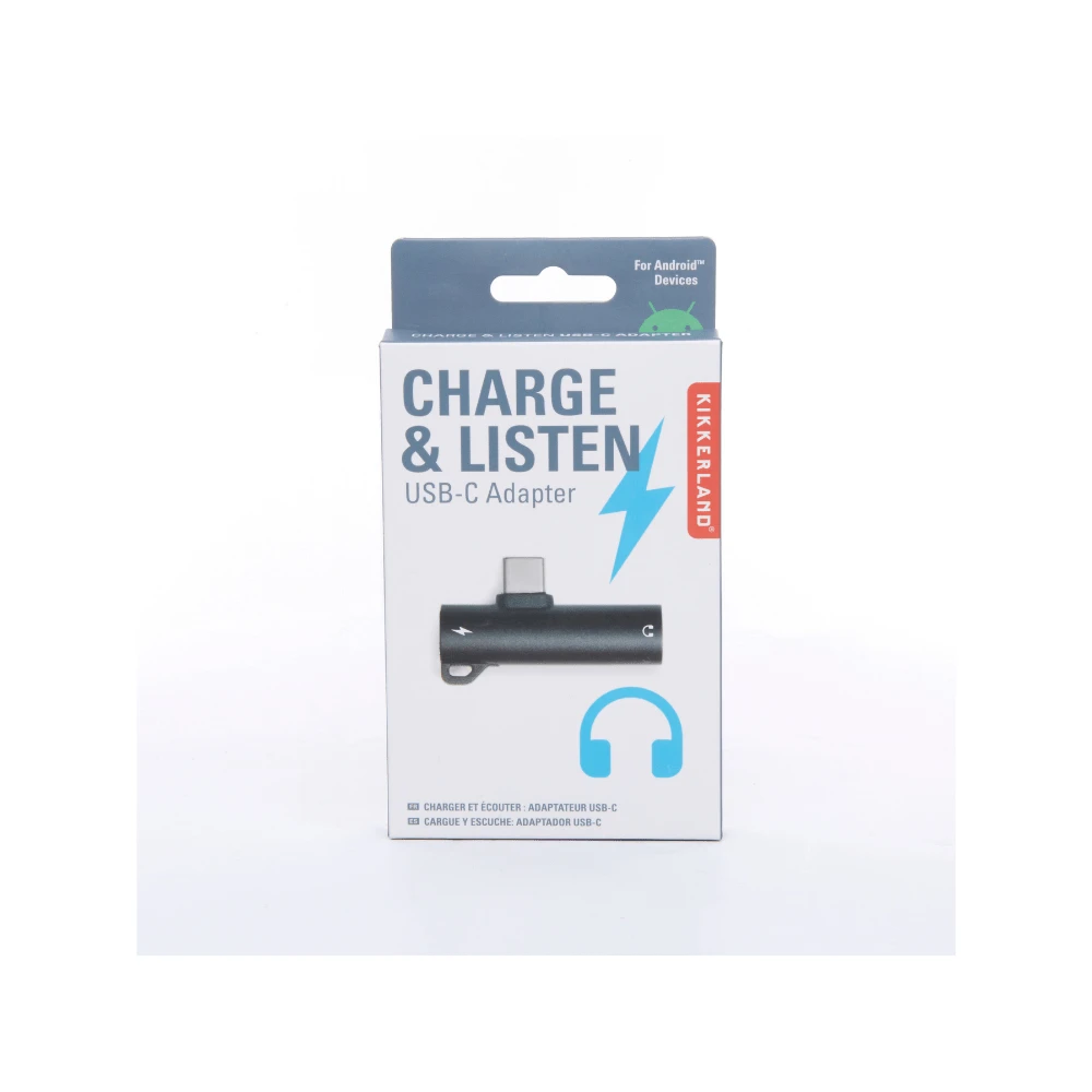 KIKKERLAND USB-C Charge & Listen 1 KIKKERLAND USB-C Charge & Listen