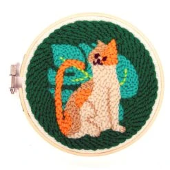KIKKERLAND Cat Punch Needle Kit