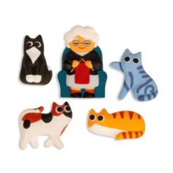 KIKKERLAND Cat Lady Magnets