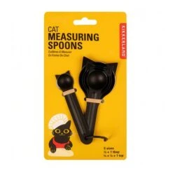 KIKKERLAND Cat Measuring Spoons -Kikkerland cat measuring spoons packaging