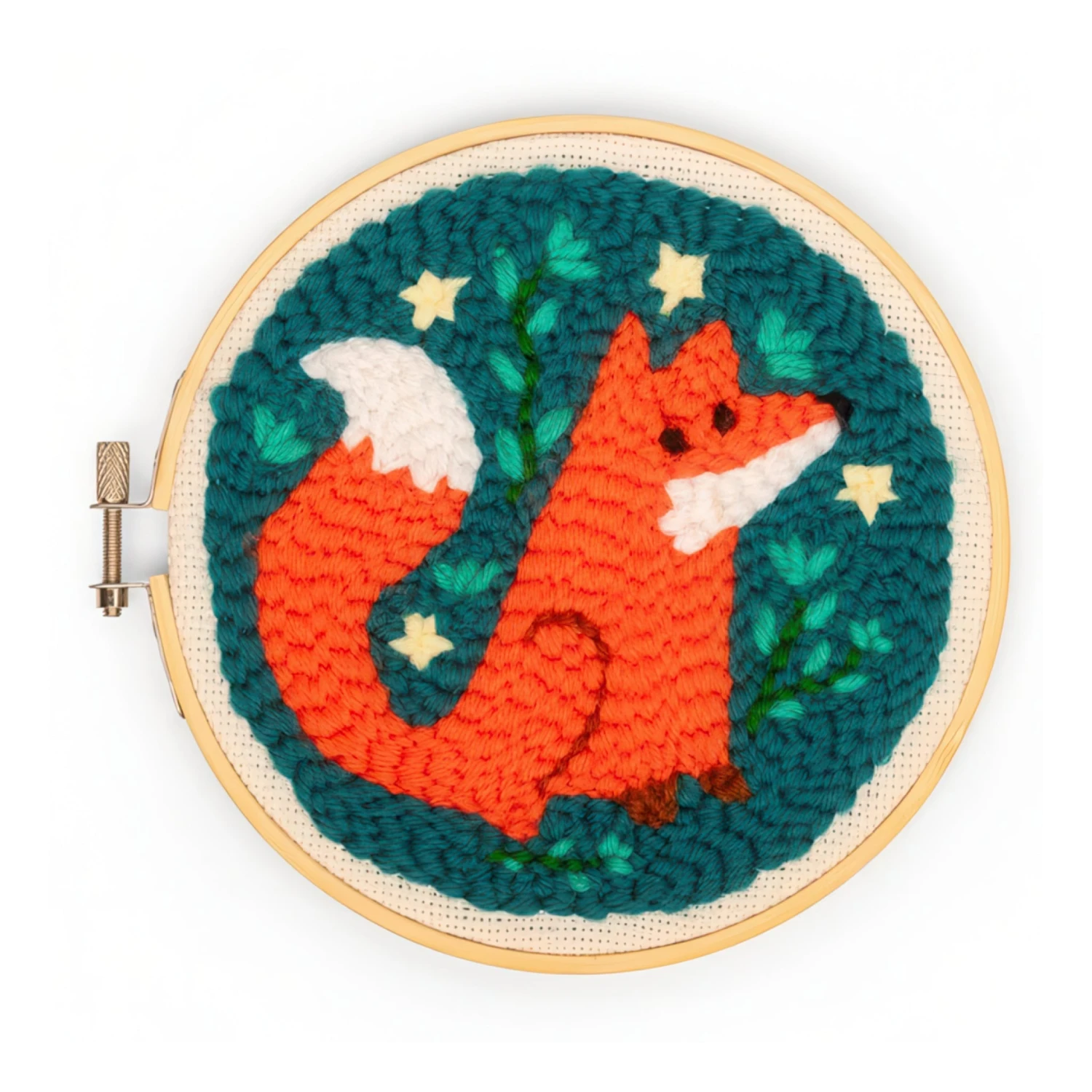 KIKKERLAND Fox Punch Needle Kit 1 KIKKERLAND Fox Punch Needle Kit