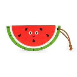 KIKKERLAND Kidoki Wooden Fruit Harmonica -Kikkerland kidoki wooden fruit harmonica watermelon