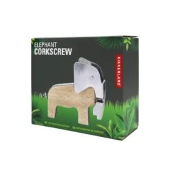 KIKKERLAND Elephant Corkscrew -Kikkerland kikkerland bar tool elephant corkscrew 42536685895962