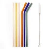 KIKKERLAND Colorful Reusable Glass Straws