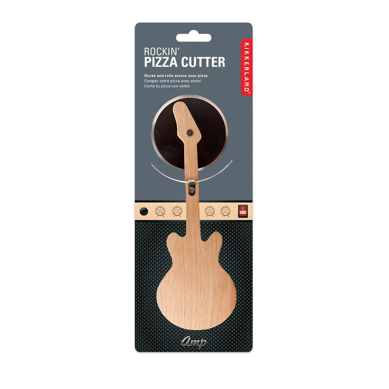 KIKKERLAND Pizza Cutter Guitar 2 KIKKERLAND Pizza Cutter Guitar - Image 2