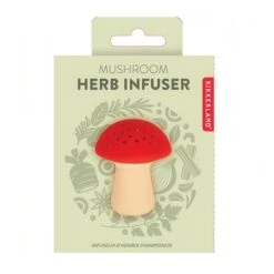 KIKKERLAND Mushroom Herb Infuser -Kikkerland mushroom herb infuser packaging
