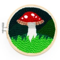 KIKKERLAND Mushroom Punch Needle Kit