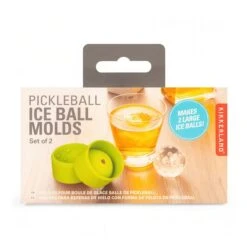 KIKKERLAND Pickleball Ice Ball Molds -Kikkerland pickleball ice ball molds packaging