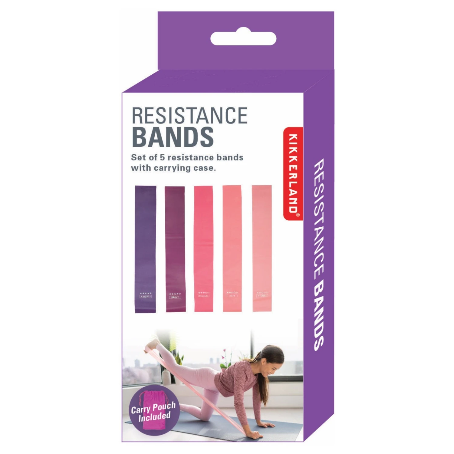 KIKKERLAND Resistance Bands Set Of 5 3 KIKKERLAND Resistance Bands Set Of 5 - Image 3