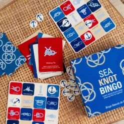 KIKKERLAND Sea Knot Bingo -Kikkerland sea knot bingo on table
