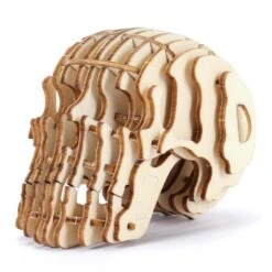 KIKKERLAND Skull 3D Wooden Puzzle