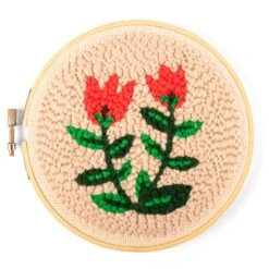 KIKKERLAND Tulips Punch Needle Kit
