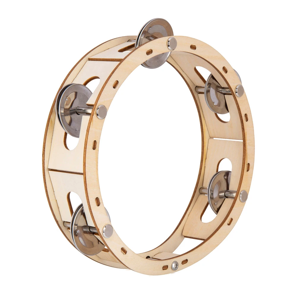 Kikkerland Do It Yourself Tambourine 2 Kikkerland Do It Yourself Tambourine - Image 2