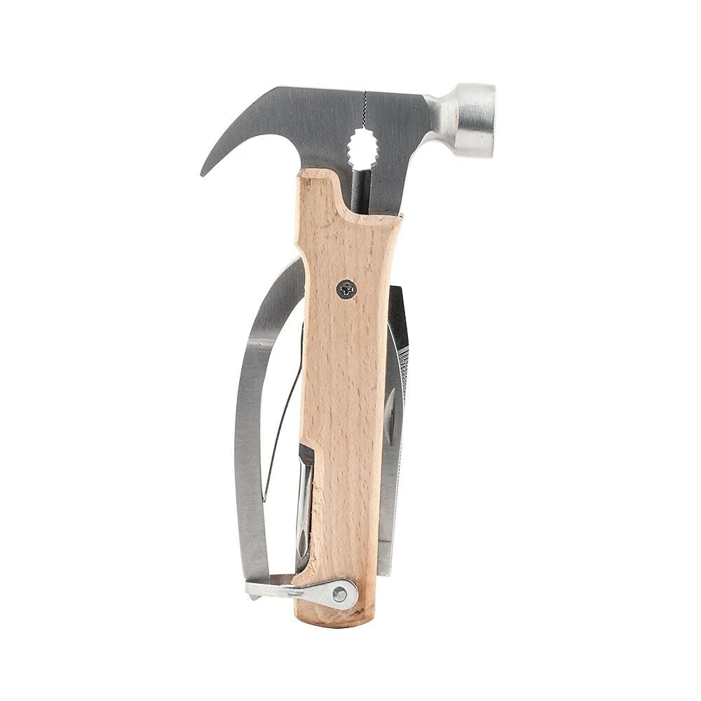 Kikkerland Wood Multi Function Hammer Tool 1 Kikkerland Wood Multi Function Hammer Tool