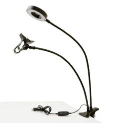 Kikkerland 2-in-1 Live Streaming Kit With Phone Holder And LED Light