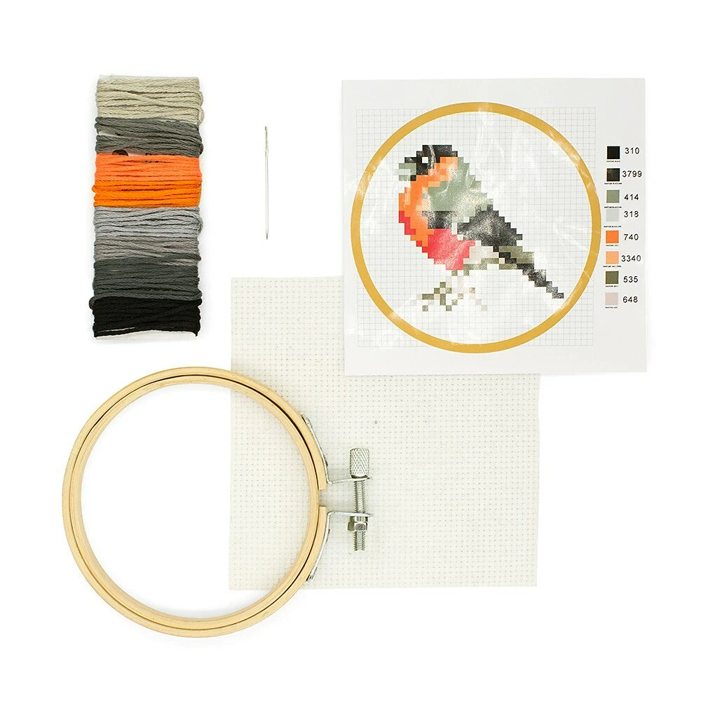 Kikkerland Cross Stitch Kit - Bird 3 Kikkerland Cross Stitch Kit - Bird - Image 3