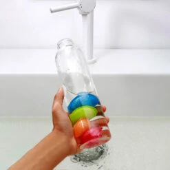 Kikkerland Multicolour Bottle Scrubbies -Kikkerland 3ee3fa4516990955670e3889c4997ec9ed5bfccb square2955885 3