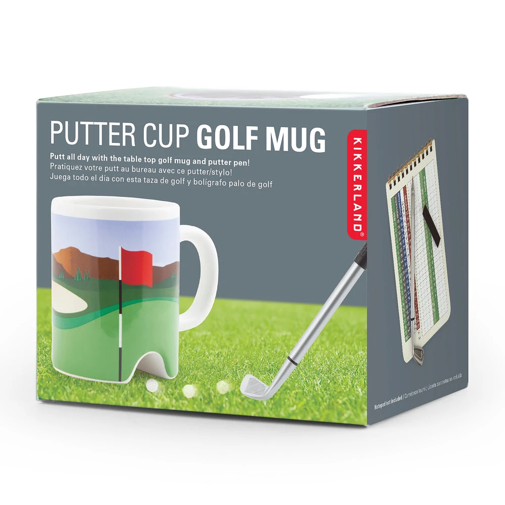 Kikkerland Golf Putter Mug - White 3 Kikkerland Golf Putter Mug - White - Image 3