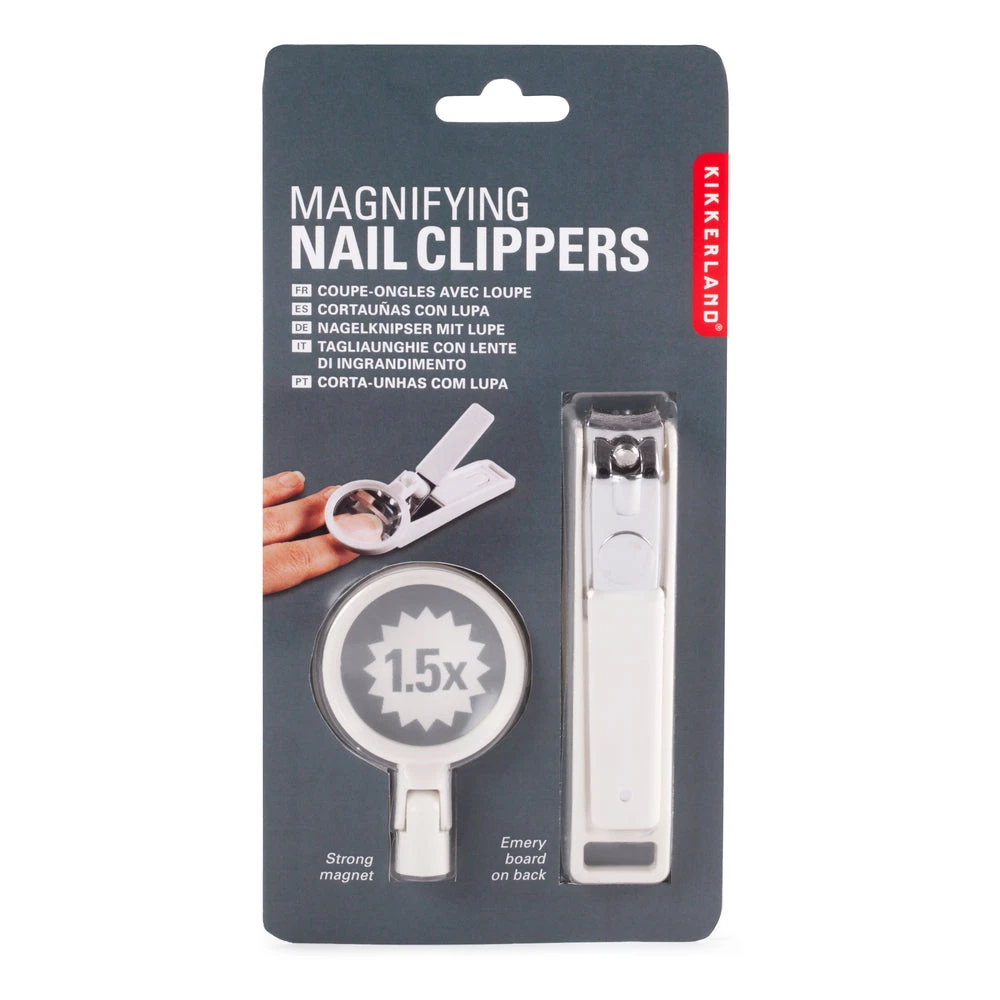 Kikkerland Nail Clippers With 1.5x Magnifying Lens 4 Kikkerland Nail Clippers With 1.5x Magnifying Lens - Image 4
