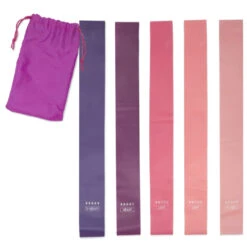 Kikkerland Resistance Bands – Set Of 5