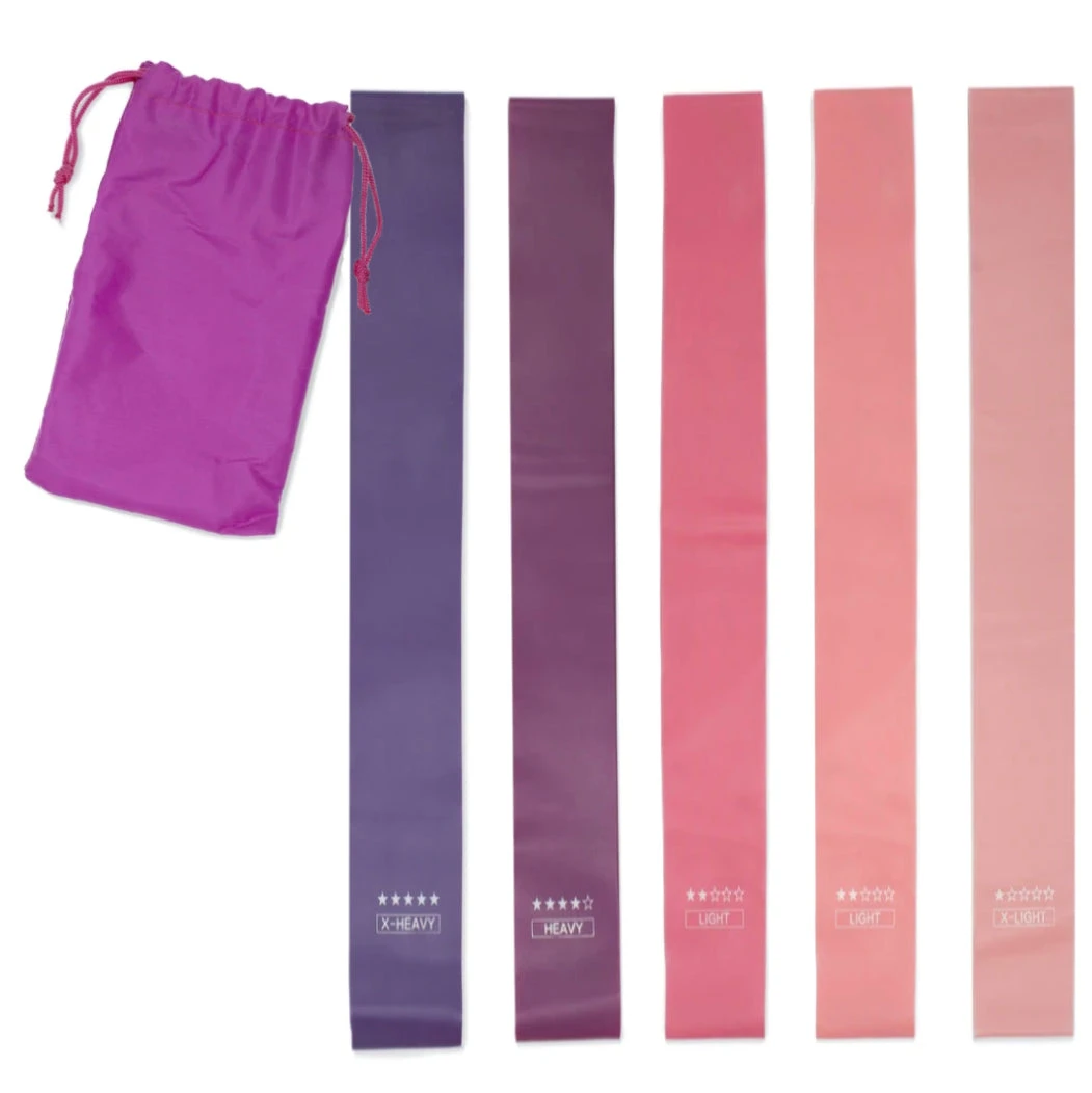 Kikkerland Resistance Bands – Set Of 5 1 Kikkerland Resistance Bands – Set Of 5