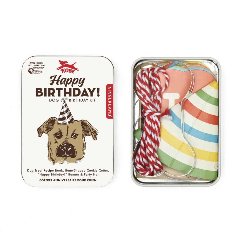 Kikkerland Dog Birthday Kit 1 Kikkerland Dog Birthday Kit