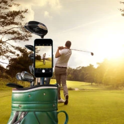 Kikkerland Golf Stick Selfie Phone Holder - Black -Kikkerland af0deed214510c0eca4847c55e7890a6f457944f square3032783 6