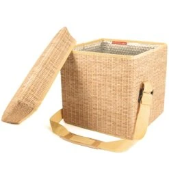 KIKKERLAND Wicker Picnic Cooler Seat