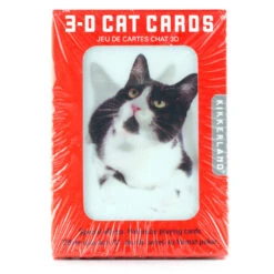 Kikkerland Playing Cards Cats 3D