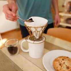 KIKKERLAND Brass Collapsible Coffee Dripper