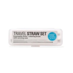KIKKERLAND Travel Straw Set 14 KIKKERLAND Travel Straw Set -Kikkerland kikkerland kitchen kikkerland travel straw set 16227182149716
