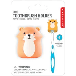 KIKKERLAND Toothbrush Holder Fox -Kikkerland toothbrush holder fox package by kikkerland