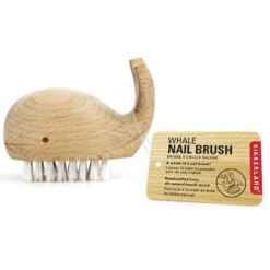 KIKKERLAND Wooden Whale Nail Brush